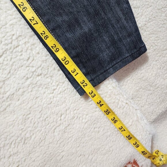 Guess Jeans Marina 31 (32x32) Dark Wash Low Rise Slim Denim Stretch Skinny - Picture 6 of 7